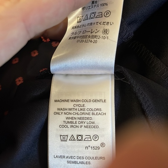 Chaps Women's Black and flower print dress, size 6 - Picture 12 of 12